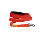 Padded Dog Leash Tangy Red