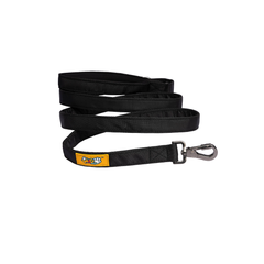 Padded Dog Leash Carbon Black