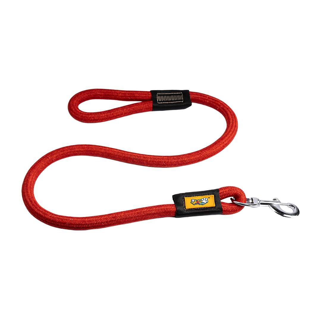 Rope Leash Tangy Red