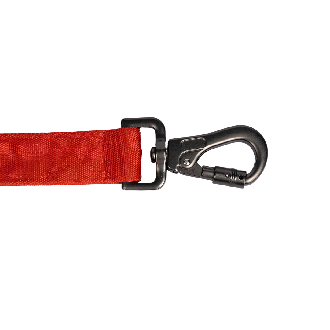 Padded Dog Leash Tangy Red