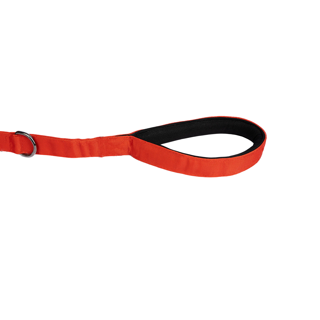 Padded Dog Leash Tangy Red