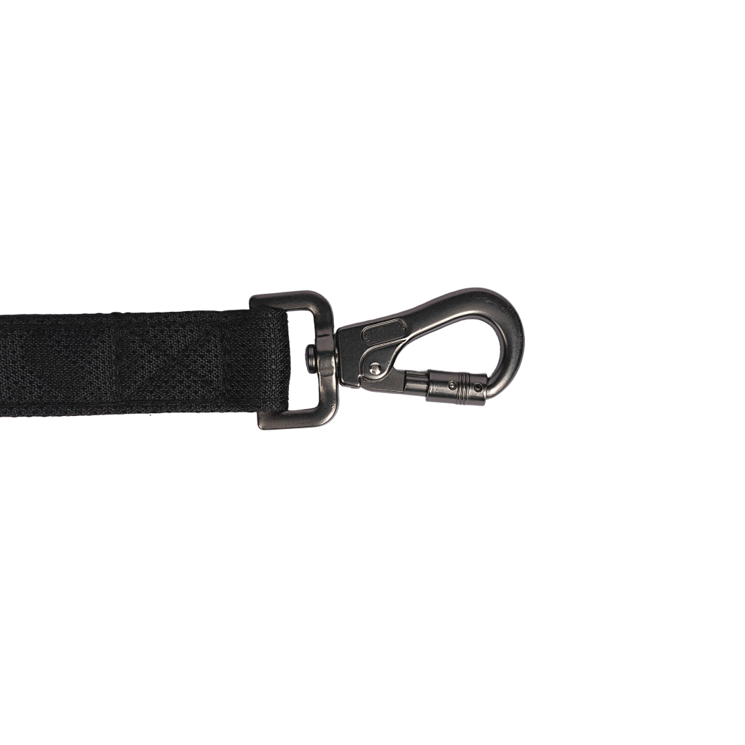 Padded Dog Leash Carbon Black